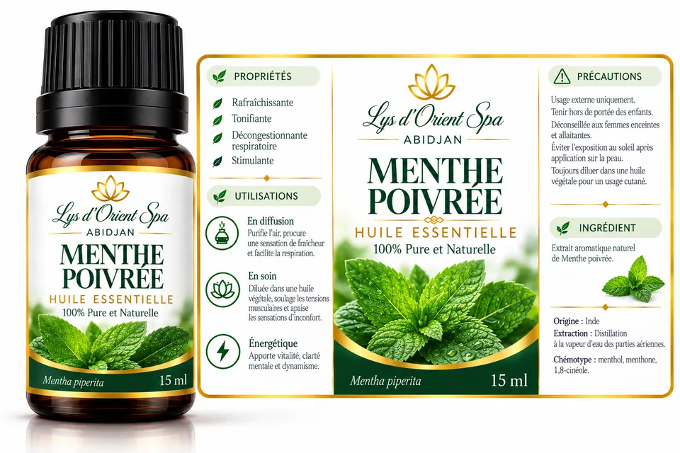 Huile essentielle — Menthe poivrée