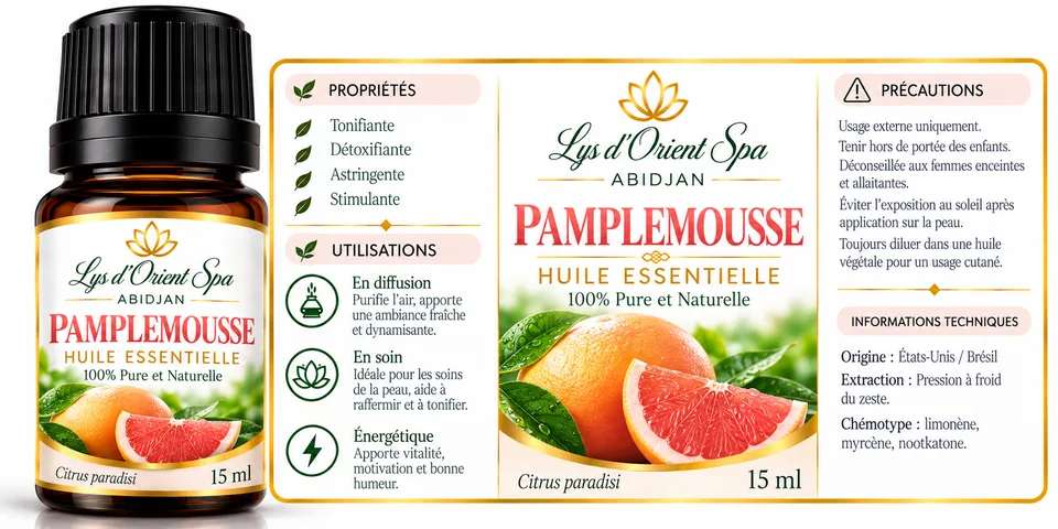 Huile essentielle — Pamplemousse