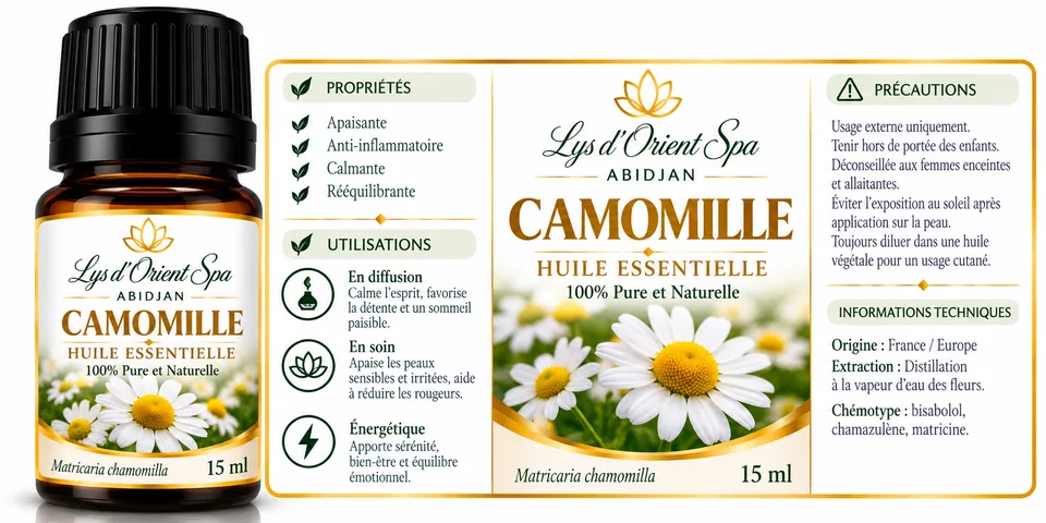 Huile essentielle — Camomille