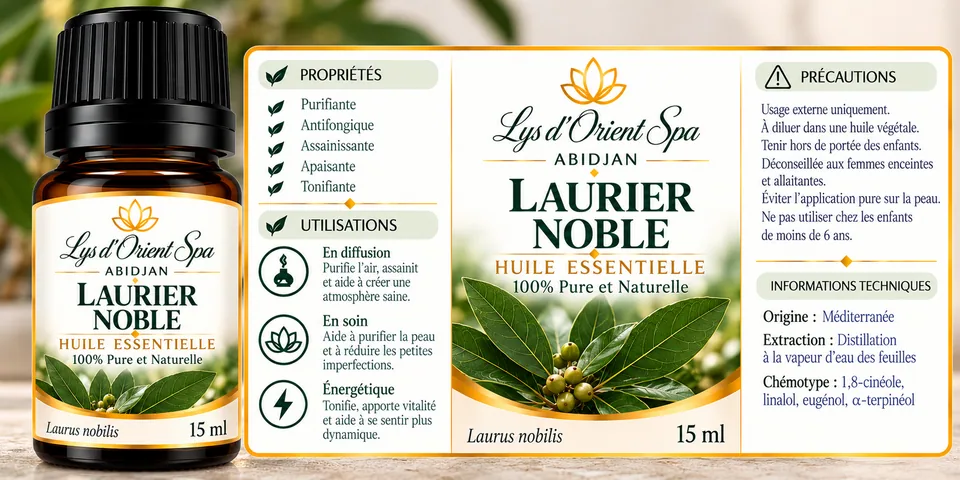 Huile essentielle — Laurier noble