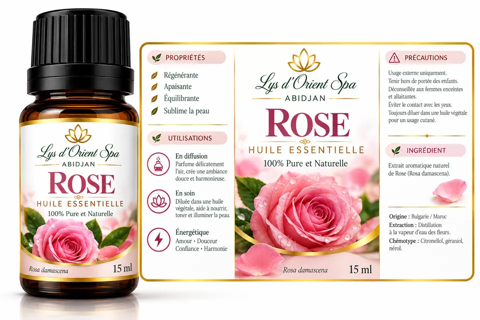 Huile essentielle — Rose