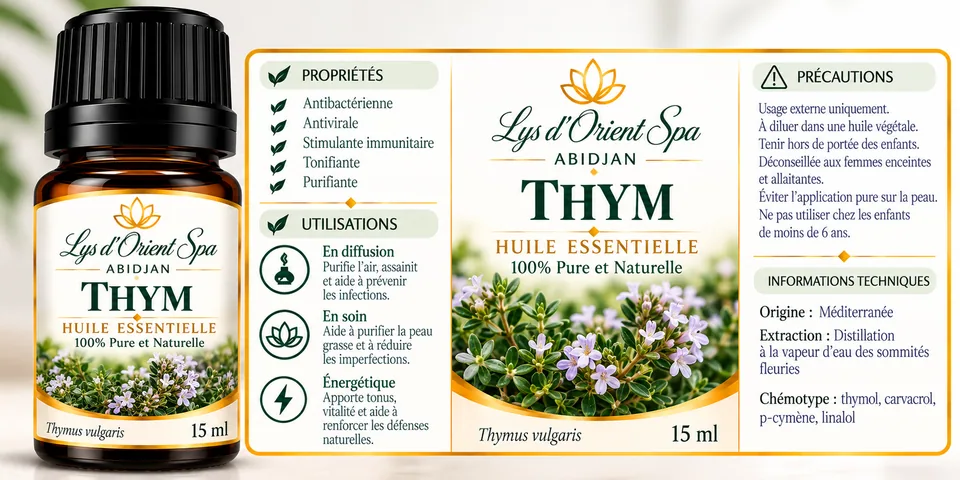 Huile essentielle — Thym